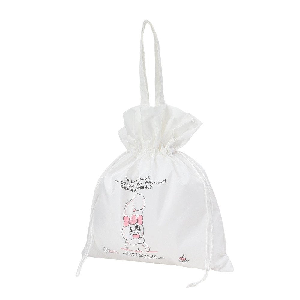 水泳バッグ エスターバニー ESTHER BUNNY キンチャクトートバッグ 白 226881-26WHT スイムバッグ ドローストリング
