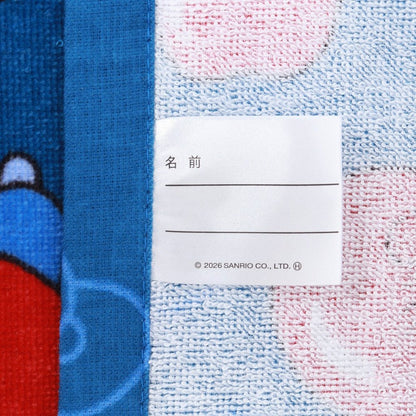スイムタオル 水泳 サンリオ ハローキティ ポッピングリボン 100cm丈 巻きタオル MS 3765006700