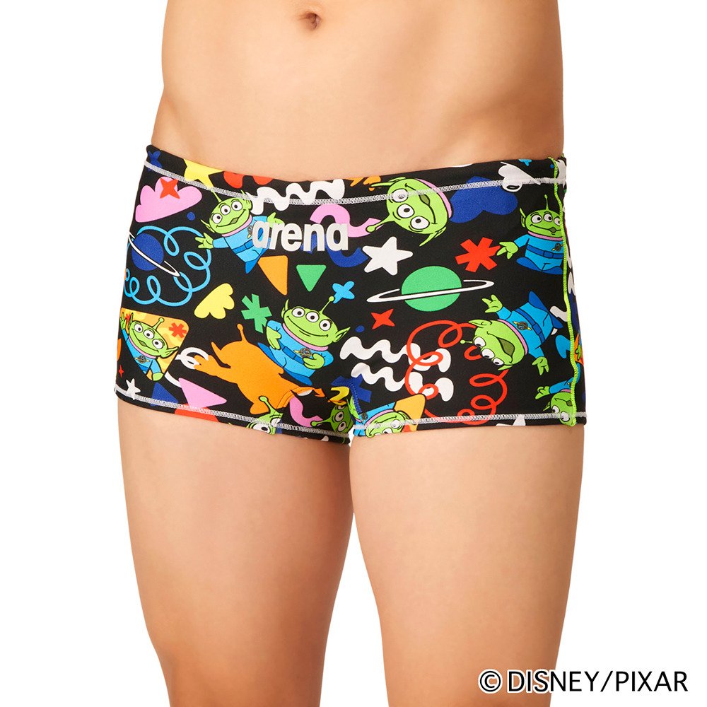 【arena（アリーナ）】メンズ 競泳水着  練習用 トレーニング水着 TOUGHSUIT  タフスーツ ディズニー Disney AS6FWM55M