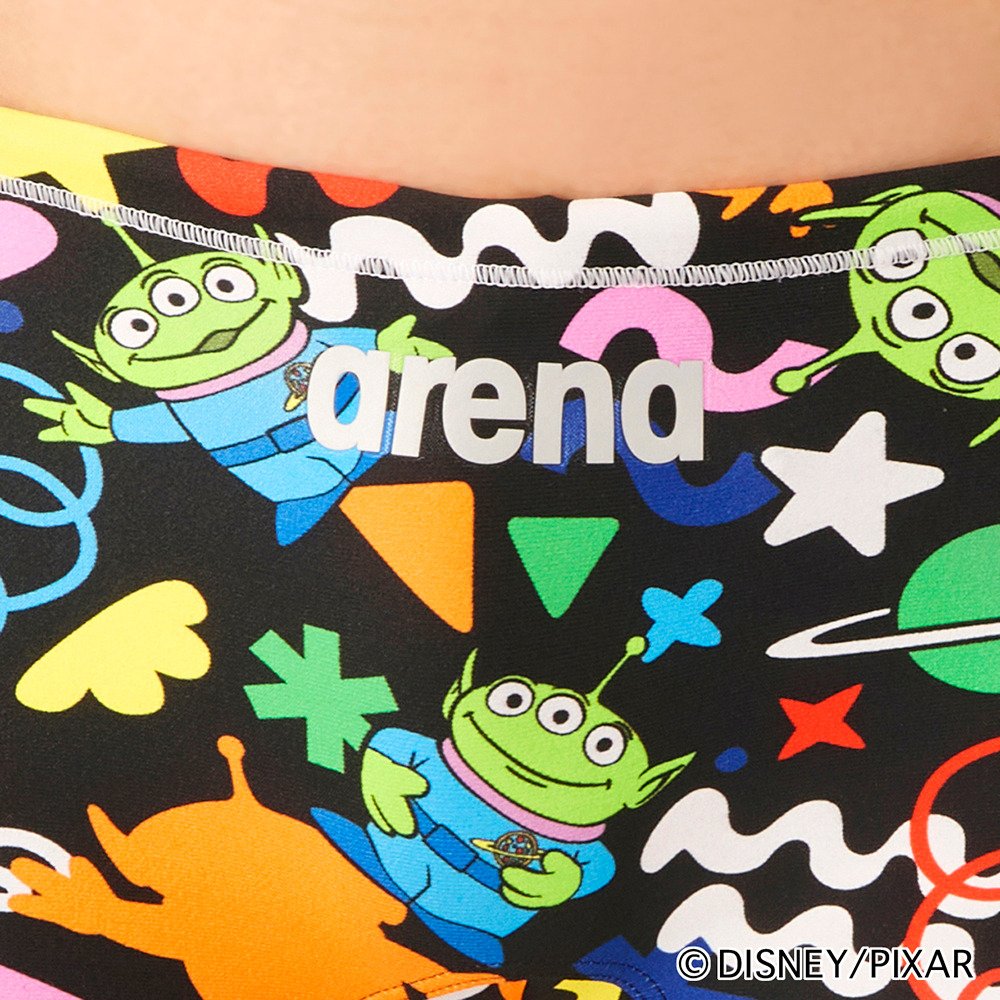 【arena（アリーナ）】メンズ 競泳水着  練習用 トレーニング水着 TOUGHSUIT  タフスーツ ディズニー Disney AS6FWM55M