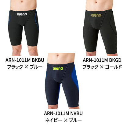 【arena(アリーナ)】 競泳水着 レーシング水着 WA承認  メンズ AQUAFORCE Fusion-Tri  ハーフスパッツ ARN1011M