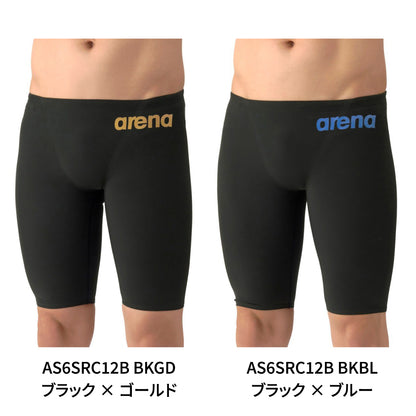 【arena(アリーナ)】 競泳水着 レーシング水着 WA承認  ジュニア 男子ボーイズ AQUAFORCE FUSION-ONE  ハーフレッグ AS6SRC12B