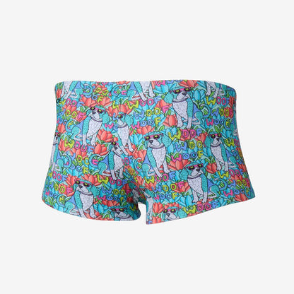 【SPEEDO（スピード）】メンズ 競泳水着 水泳 モルガフラワードッグターンズボックス S-Lサイズ ST52659MU レッグ丈 トレーニング水着