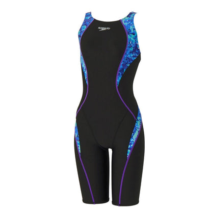 【SPEEDO（スピード）】レディース 競泳水着 水泳 フレックスシグマニューミニオープンバックニースキン WA承認 SCW12652F BL