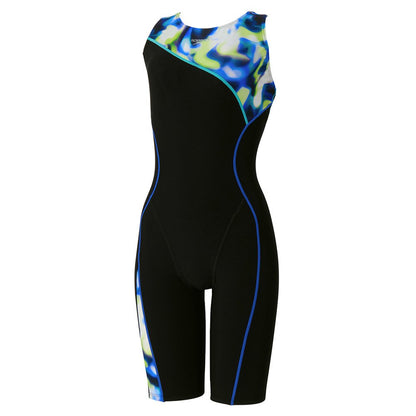 【SPEEDO（スピード）】レディース フィットネス水着 水泳 パズルルースンニースキン S-LLサイズ SFW12665 フィットネス