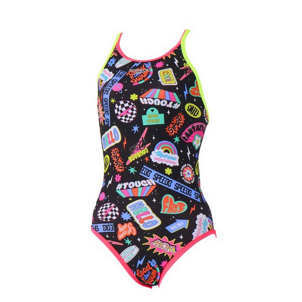 【SPEEDO（スピード）】競泳水着 水泳 カラフルアイコンズターンズスーツ STW02654