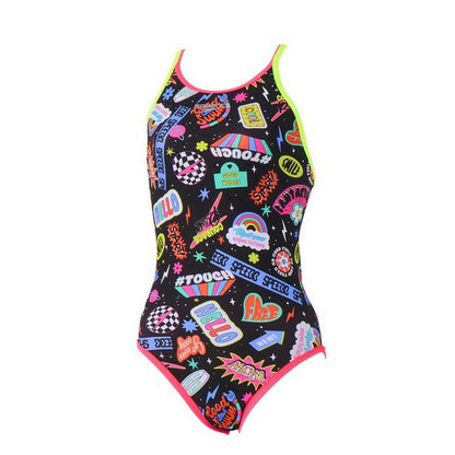 【SPEEDO（スピード）】競泳水着 水泳 カラフルアイコンズターンズスーツ STW02654