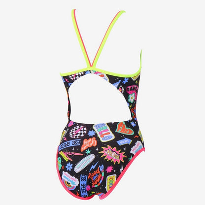【SPEEDO（スピード）】競泳水着 水泳 カラフルアイコンズターンズスーツ STW02654
