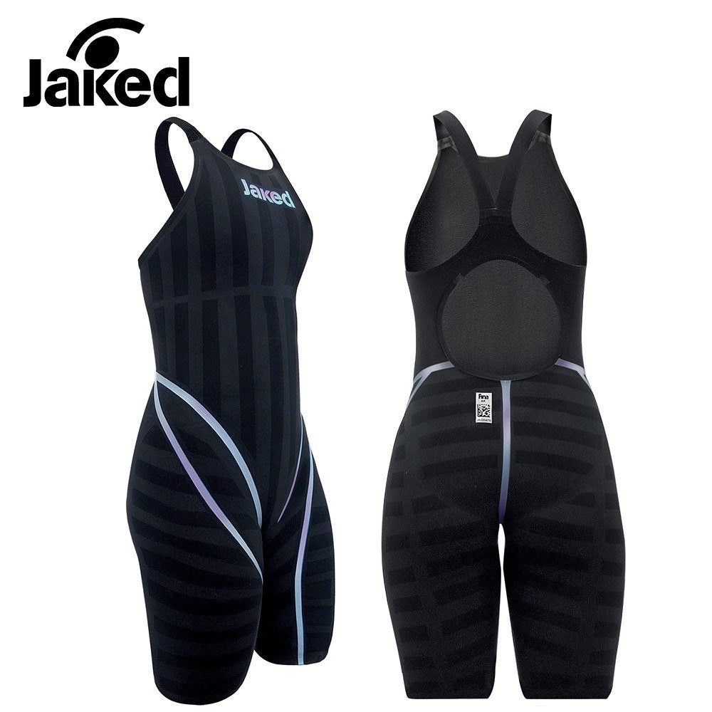 【Jaked（ジャケッド）】競泳水着 レディース 水泳J-KOMP OPEN BACK レッグスーツ WA承認モデル 0820115-0009