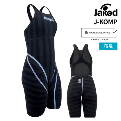 【Jaked（ジャケッド）】競泳水着 レディース 水泳J-KOMP OPEN BACK レッグスーツ WA承認モデル 0820115-0009