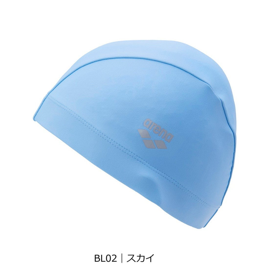 【arena（アリーナ）】水泳帽 テキスタイル ライトブルー 54-59センチ AS5SSC71U BL02