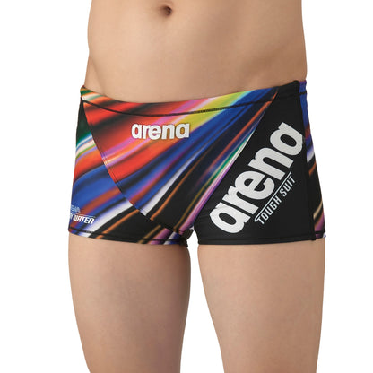 【arena（アリーナ）】メンズ 競泳水着 トレーニング水着 練習用水着 TOUGHSUIT（タフスーツ）スパッツ　ショート AS5FWM17M