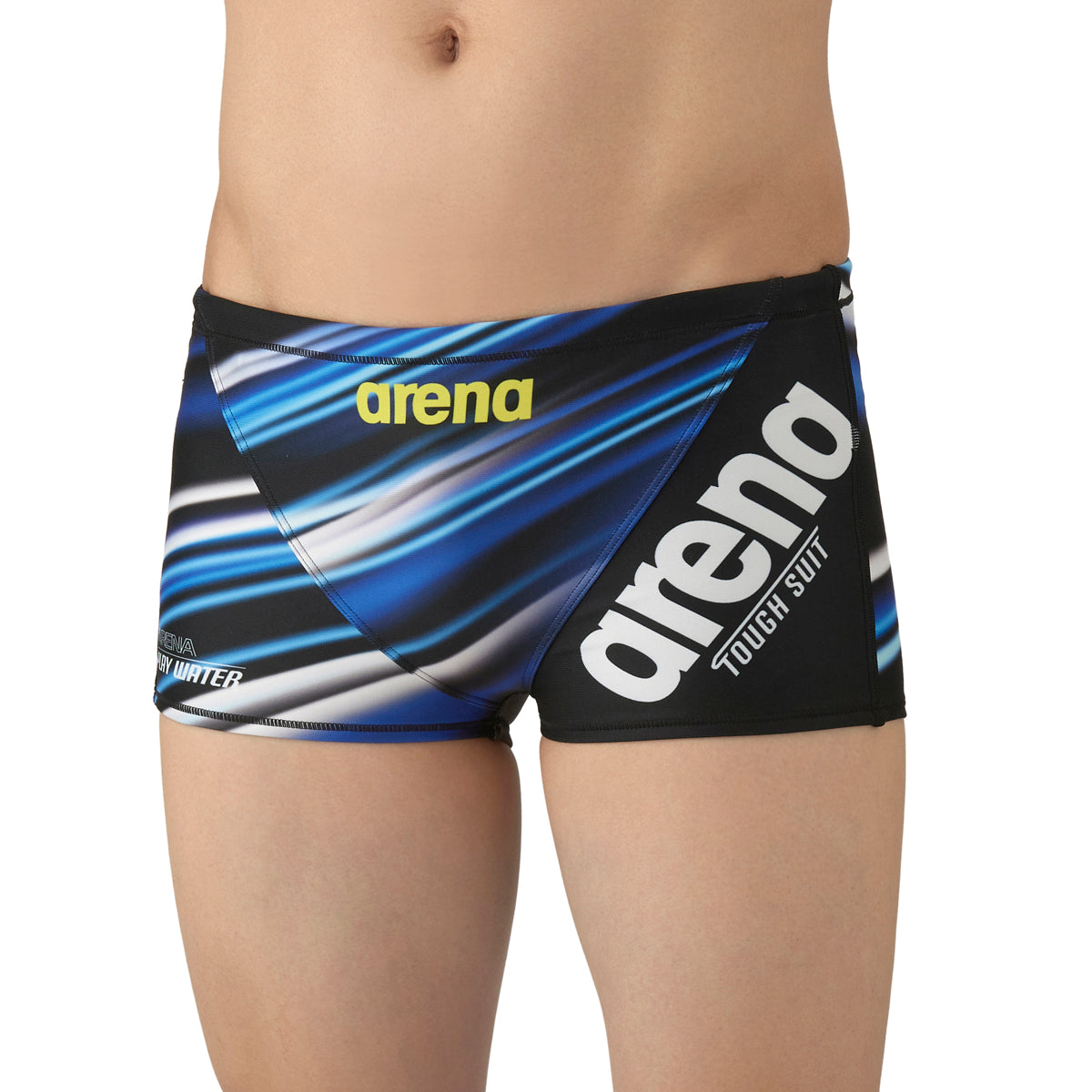 finaマーク ay arena 競泳水着 FINA認証 黒 青 FINAマーク破れ - 水着