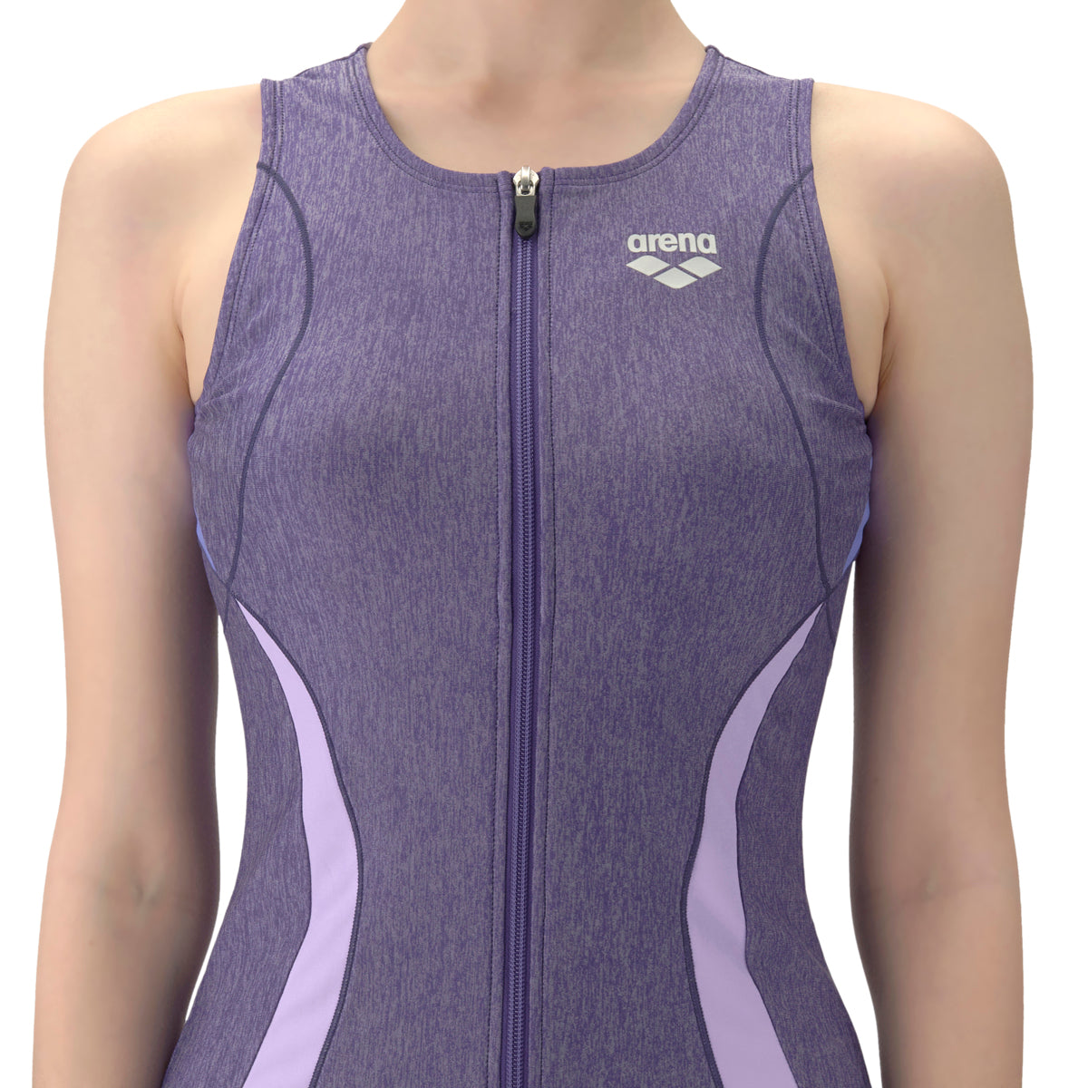 ★セール価格 1/31 23:59まで★【arena アリーナ】 レディース フィットネス水着 すらっとセパ フィットネスセパレート カバーバック・ミドルレッグ・差し込みパッド  AS5SWF41L