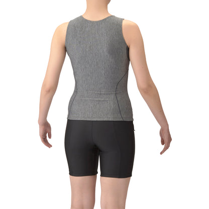 【arena（アリーナ）】レディース  フィットネス水着 すらっとセパ セパレーツ カバーバック ミドルレッグ 差し込みパッド AS5SWF42L