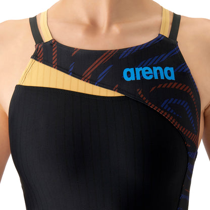 競泳水着 レーシング水着 WA承認 アリーナ arena ジュニア ガールズ 女子 AQUA RACING アクアレーシング  AS6FRC75G