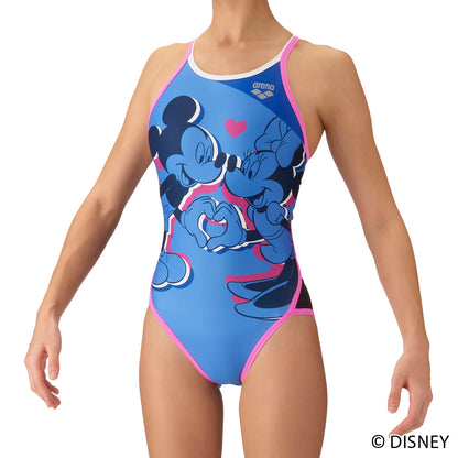 競泳水着  練習用 トレーニング水着 アリーナ arena ジュニア ガールズ 女子 TOUGHSUIT  タフスーツ ディズニー Disney AS6FWM50G