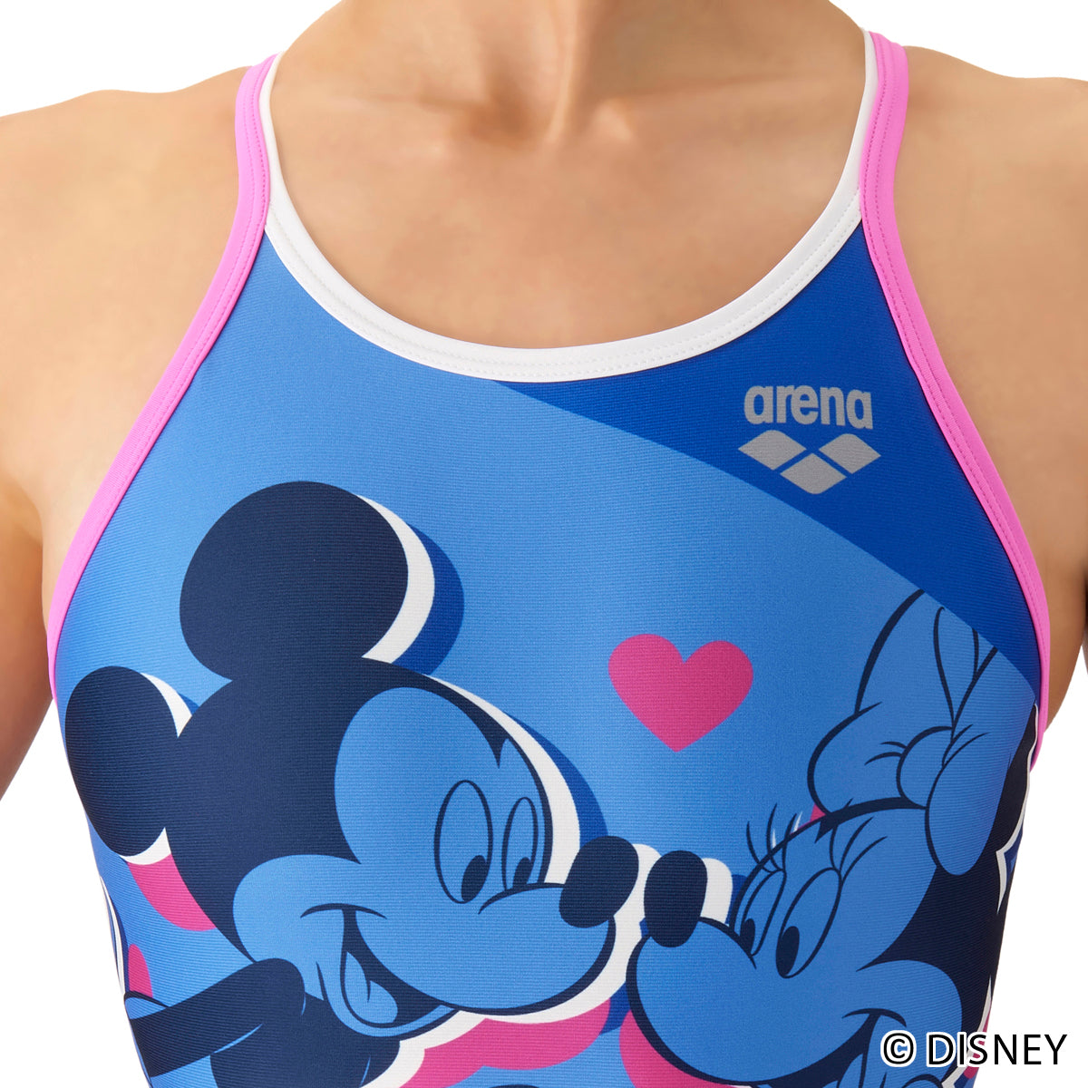 競泳水着  練習用 トレーニング水着 アリーナ arena ジュニア ガールズ 女子 TOUGHSUIT  タフスーツ ディズニー Disney AS6FWM50G