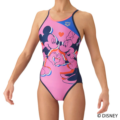 競泳水着  練習用 トレーニング水着 アリーナ arena ジュニア ガールズ 女子 TOUGHSUIT  タフスーツ ディズニー Disney AS6FWM50G