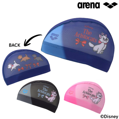 アリーナ 水泳帽 おしゃれキャットマリー ディズニー 水泳 メッシュキャップ 昇華プリント arena AS6SSC82U スイムキャップ スイミングキャップ