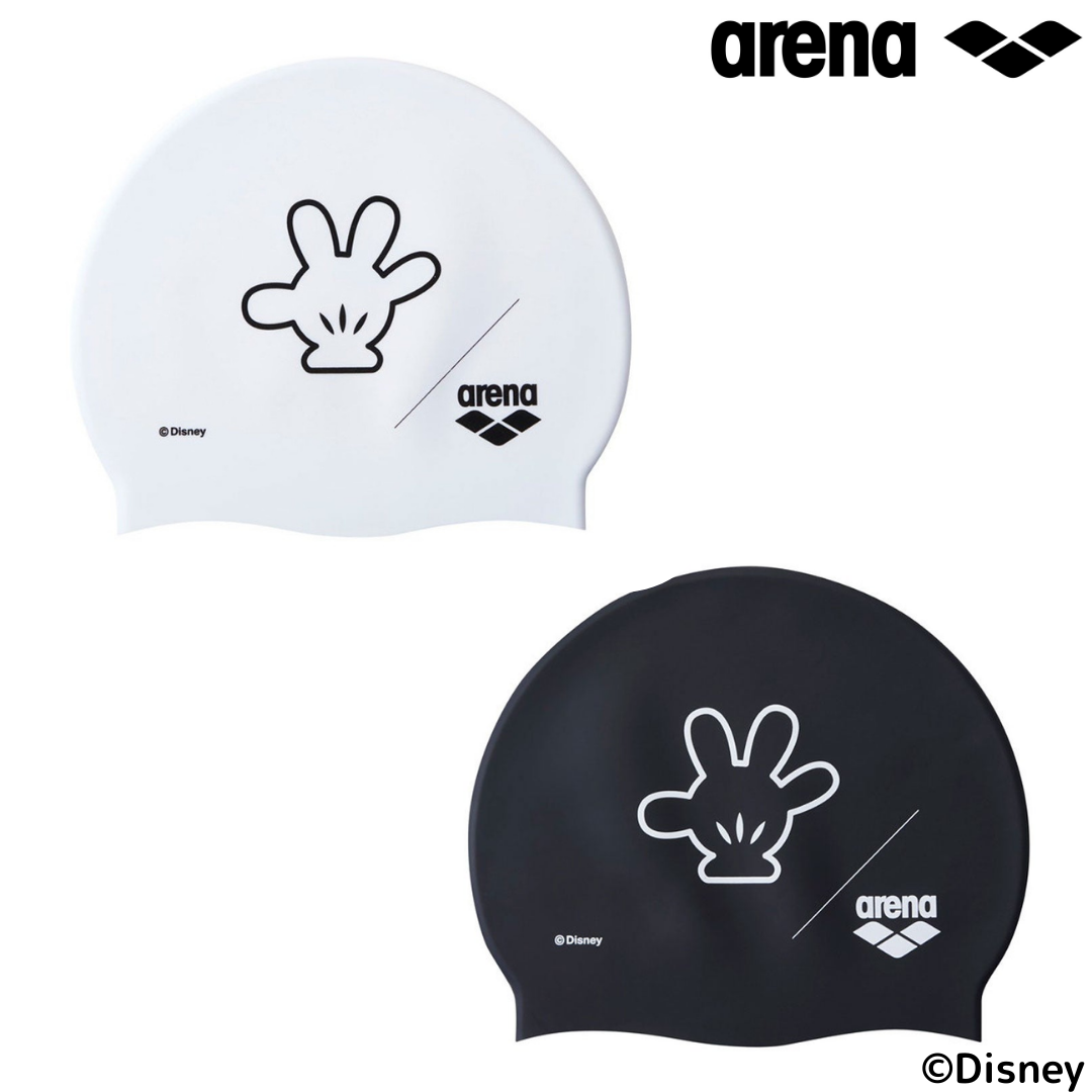 アリーナ ディズニー 水泳帽 ミッキ― シリコーンキャップ シリコン スイムキャップ arena AS6SSC80U