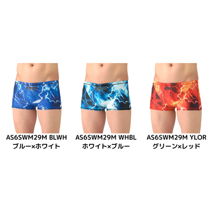 アリーナ メンズ 競泳練習用水着 TOUGHSUIT タフスーツ トレーニング水着ショートレッグ arena AS6SWM29M
