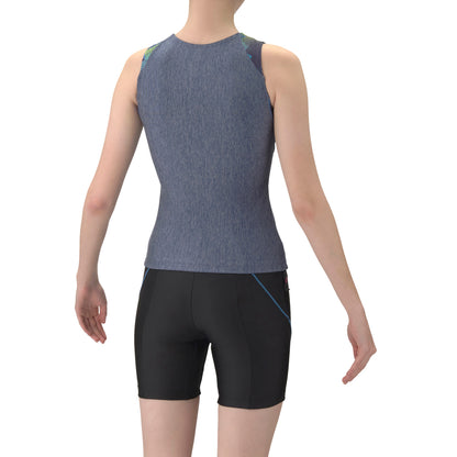 ★セール価格 1/31 23:59まで★【arena アリーナ】レディース フィットネス水着 すらっとセパ カバーバック AS6SWF46L