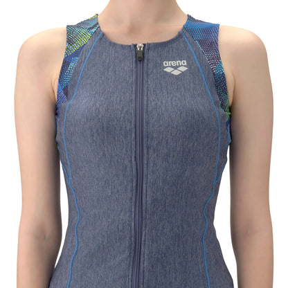 ★セール価格 1/31 23:59まで★【arena アリーナ】レディース フィットネス水着 すらっとセパ カバーバック AS6SWF46L