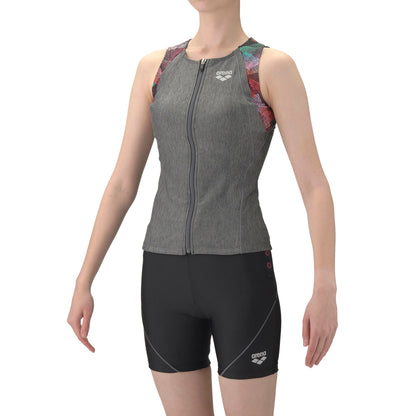 ★セール価格 1/31 23:59まで★【arena アリーナ】レディース フィットネス水着 すらっとセパ カバーバック AS6SWF46L