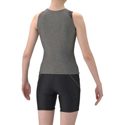 ★セール価格 1/31 23:59まで★【arena アリーナ】レディース フィットネス水着 すらっとセパ カバーバック AS6SWF46L