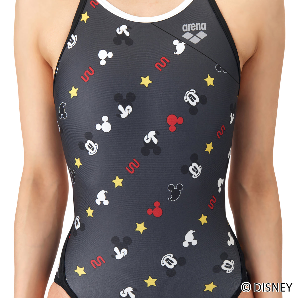 ★セール価格 1/31 23:59まで★【arena（アリーナ）】レディース 競泳水着 競泳用 トレーニング水着  ワンピース ミッキー ドナルド ミニー デイジー TOUGHSUIT（タフスーツ） ディズニー  Disney AS6SWM51L