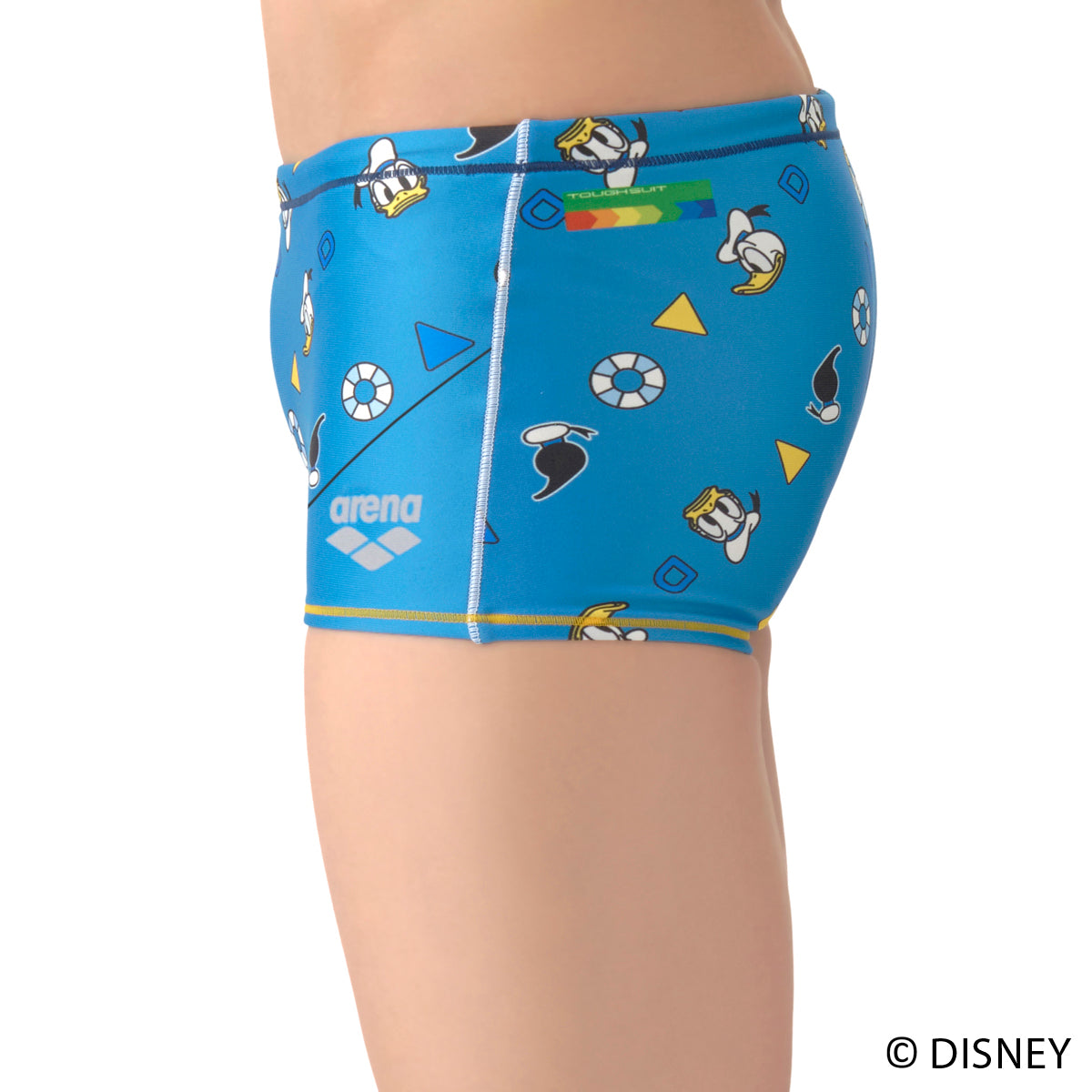 【arena（アリーナ）】ジュニア ボーイズ 男子 競泳水着 練習用 トレーニング水着 TOUGHSUIT （タフスーツ） ミッキー ドナルド ディズニー Disney AS6SWM53B
