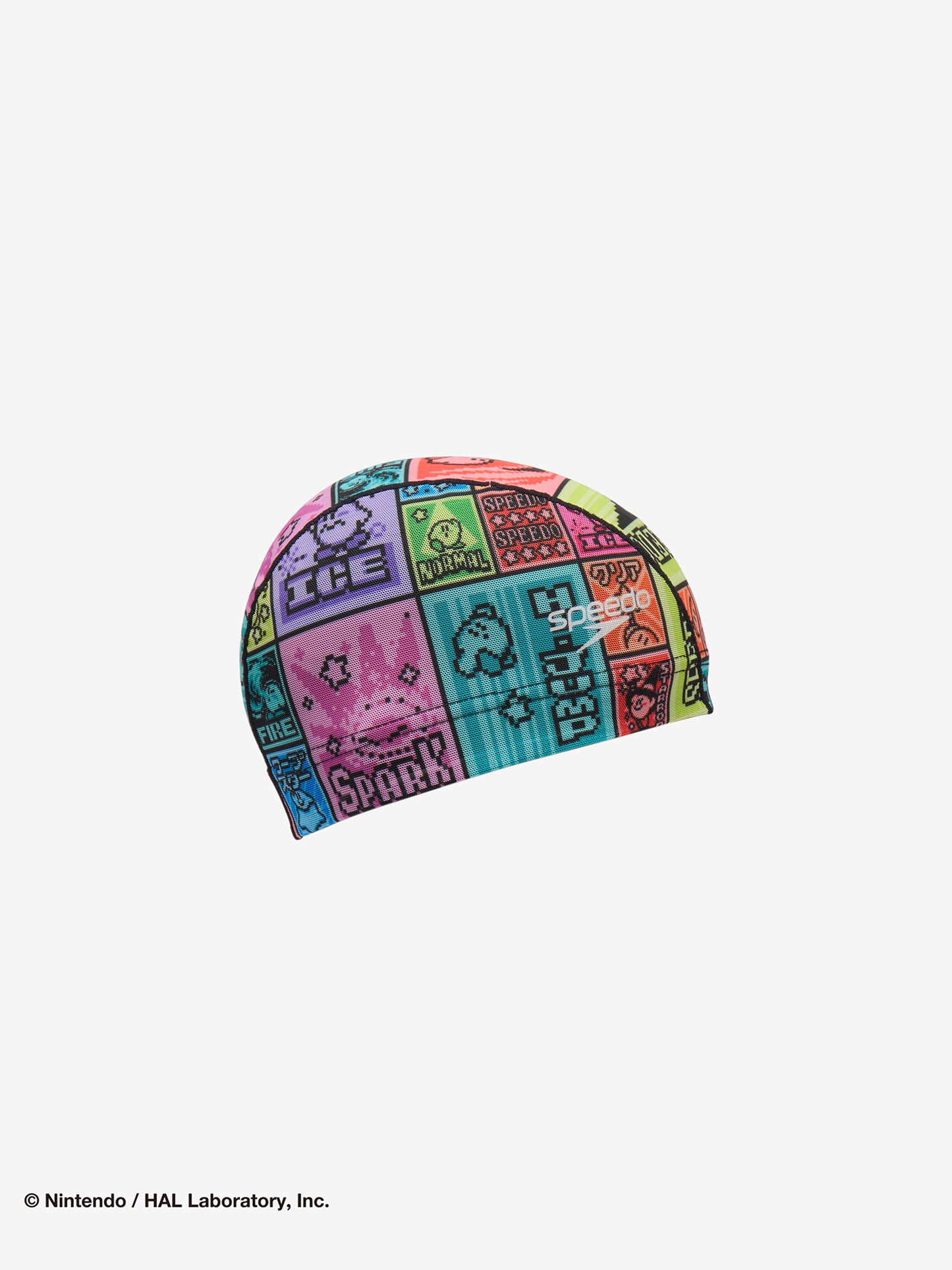 水泳帽 スイムキャップ メッシュ カービィ スピード ドットブロック メッシュキャップ Speedo kirby SE12602
