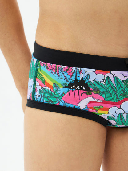 【Speedo スピード】メンズ 競泳水着 トレーニング水着 練習用水着 Truns（ターンズ） ショートボックス ST42551MU MULGA THE ARTIST