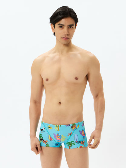 【Speedo（スピード）】メンズ 競泳水着 トレーニング水着 練習用水着 Truns（ターンズ）MULGA THE ARTIST（モルガ）ショートボックス    2025年秋冬 ST52551MU