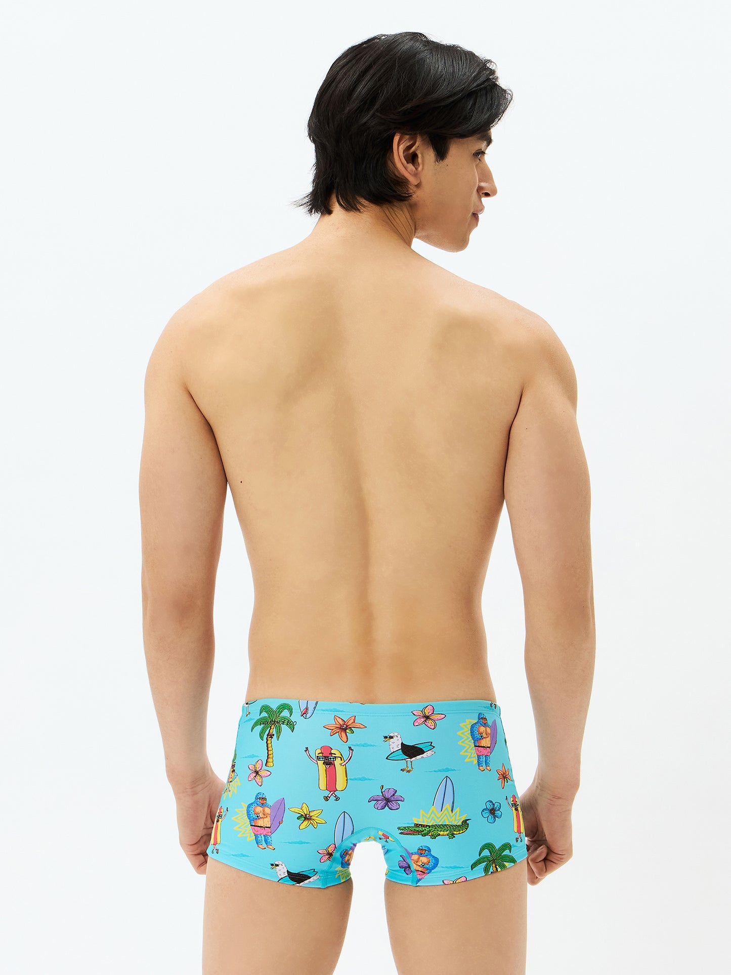 【Speedo（スピード）】メンズ 競泳水着 トレーニング水着 練習用水着 Truns（ターンズ）MULGA THE ARTIST（モルガ）ショートボックス    2025年秋冬 ST52551MU