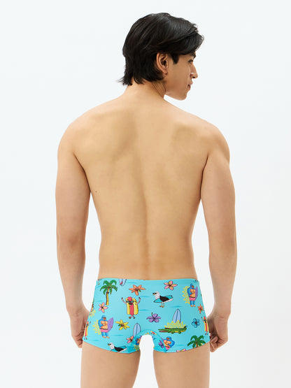 【Speedo（スピード）】メンズ 競泳水着 トレーニング水着 練習用水着 Truns（ターンズ）MULGA THE ARTIST（モルガ）ショートボックス    2025年秋冬 ST52551MU