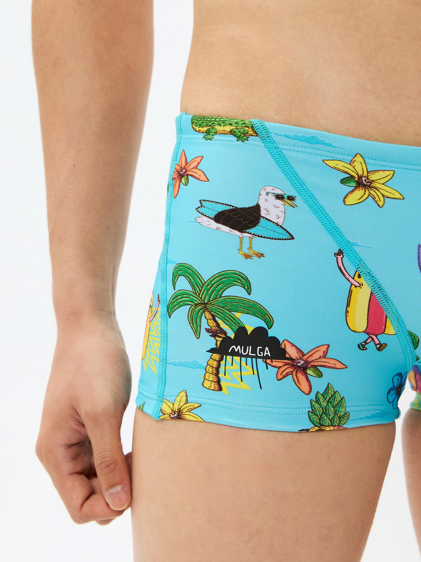 【Speedo（スピード）】メンズ 競泳水着 トレーニング水着 練習用水着 Truns（ターンズ）MULGA THE ARTIST（モルガ）ショートボックス    2025年秋冬 ST52551MU