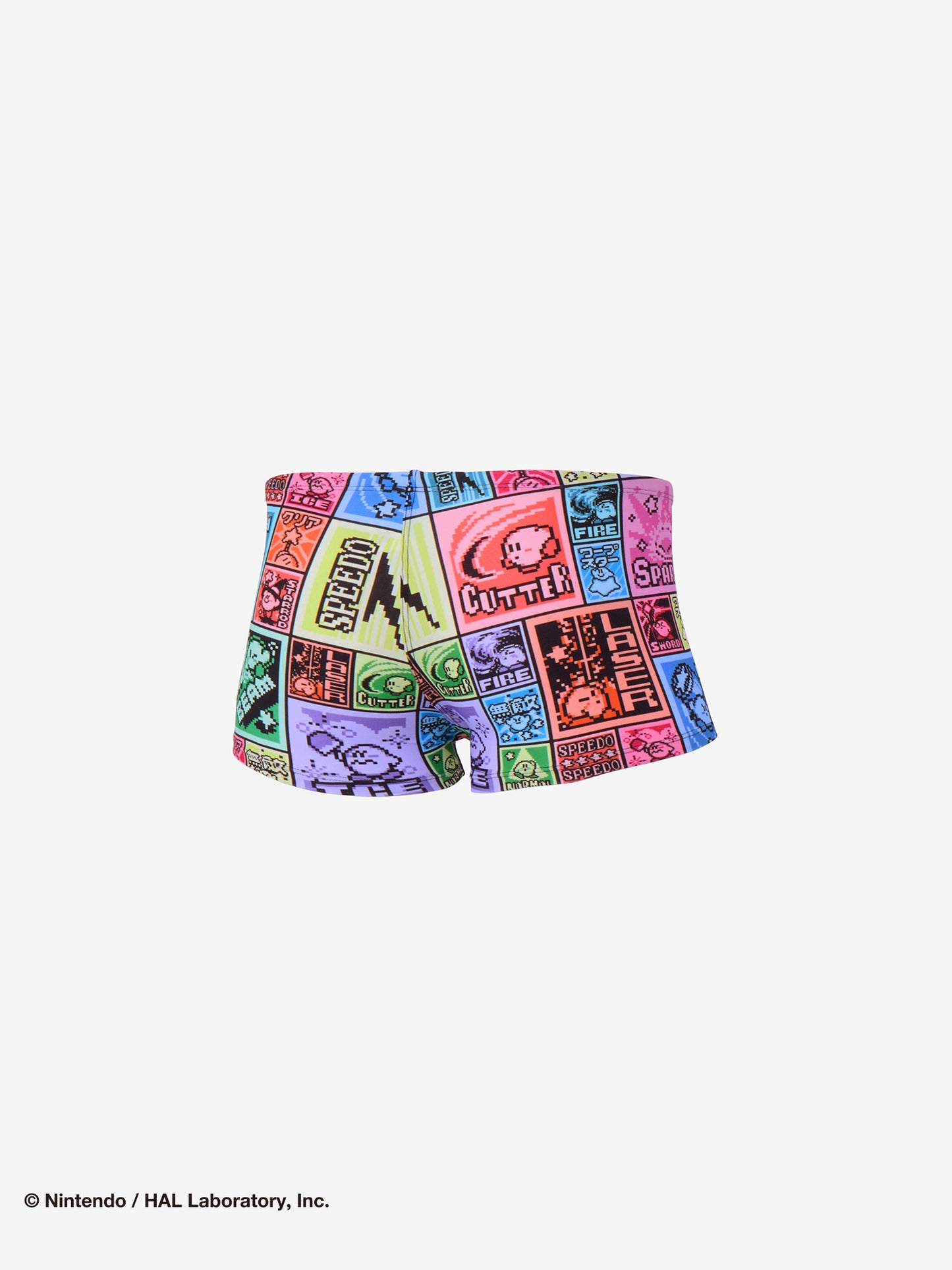 星のカービィコラボ第2弾 競泳水着 練習用 メンズ カービィ kirby Speedoドットブロック TurnS ターンズ ボックス スピード トレーニング水着 ST52602
