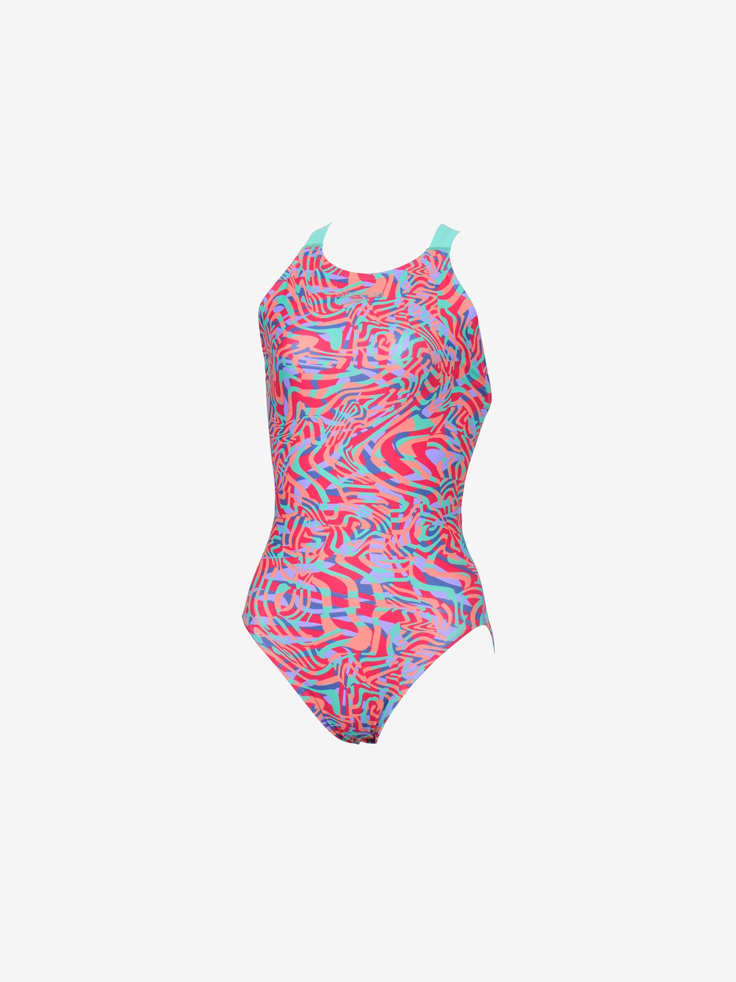 【Speedo（スピード）】レディース  競泳水着 トレーニング水着 練習用水着 TurnS（ターンズ）  MAZES（メイズ）ワイドストラップスーツ STW02553