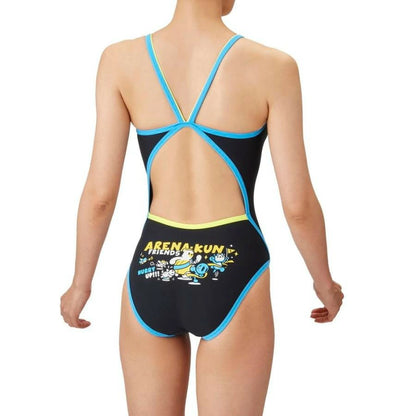 【arena（アリーナ）】レディース 競泳水着 トレーニング水着 練習用水着 TOUGHSUIT（タフスーツ） アリーナくん ワンピース AS5SWM01L