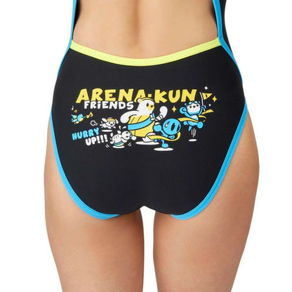 【arena（アリーナ）】レディース 競泳水着 トレーニング水着 練習用水着 TOUGHSUIT（タフスーツ） アリーナくん ワンピース AS5SWM01L