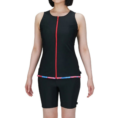 【MIZUNO(ミズノ)】レディース フィットネス水着  体型カバー セパレート 上下セット N2JGC841