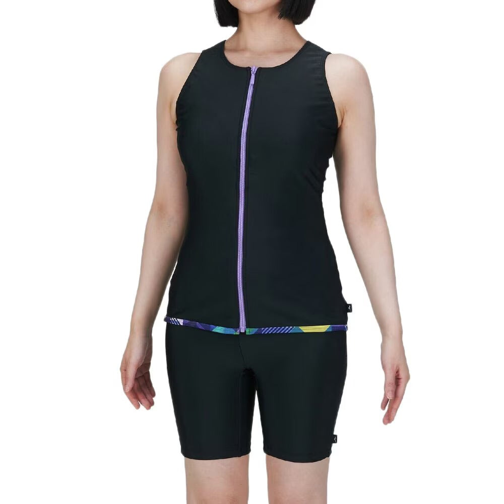 【MIZUNO(ミズノ)】レディース フィットネス水着  体型カバー セパレート 上下セット N2JGC841