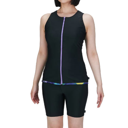 【MIZUNO(ミズノ)】レディース フィットネス水着  体型カバー セパレート 上下セット N2JGC841