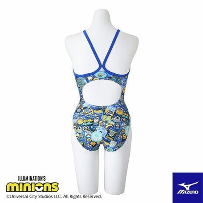 【MIZUNO（ミズノ）】レディース 競泳水着 練習用水着 トレーニング水着 EXER SUITS（エクサースーツ） ミニオン ミニオンズ ミディアムカット N2MAC29527