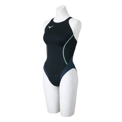 【MIZUNO（ミズノ）】レディース 競泳水着 レーシング水着 WA承認 GX・SONIC STREAM （旧 STREAM ACE）FINA承認 ミディアムカット ニット素材  N2MAC724