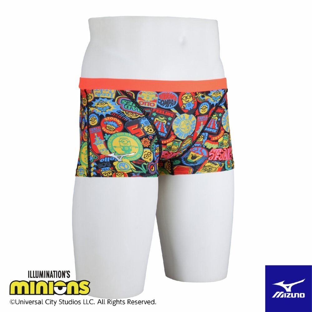 練習用水着 メンズ ミズノ 競泳用 エクサースーツ ミニオン EXER SUITS ショートスパッツ MIZUNO N2MBC095 競泳用 MINIONS ミニオンズ 競泳練習用水着 SS-LL EXERSUITS