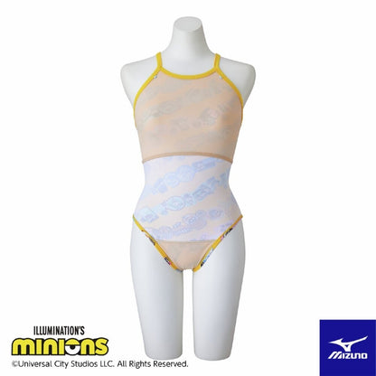 【MIZUNO（ミズノ）】レディース 競泳水着 練習用水着 トレーニング水着 EXER SUITS（エクサースーツ）ミニオン MINIONS ミニオンズ ミディアムカット N2MAC296