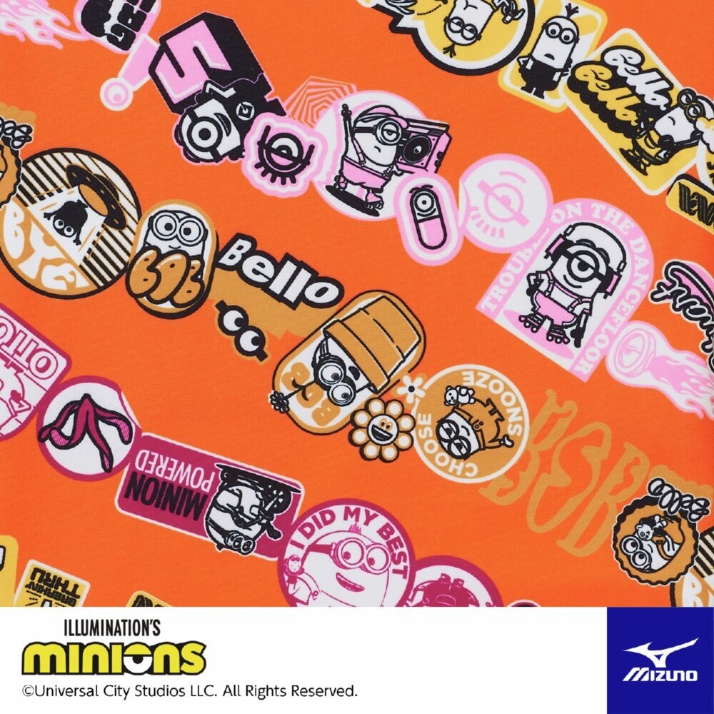 【MIZUNO（ミズノ）】ジュニア 女子 競泳水着 練習用水着 トレーニング水着 EXER SUITS（エクサースーツ）ミニオンズ ミディアムカット 120 130 140cm N2MAC496